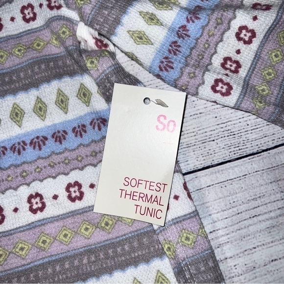 SO Girls Thermal Tunic and Plum Legging Set Size Large - Picture 3 of 11